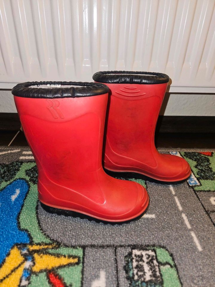 Romika Gummistiefel, rot, Größe 23 S in Henstedt-Ulzburg