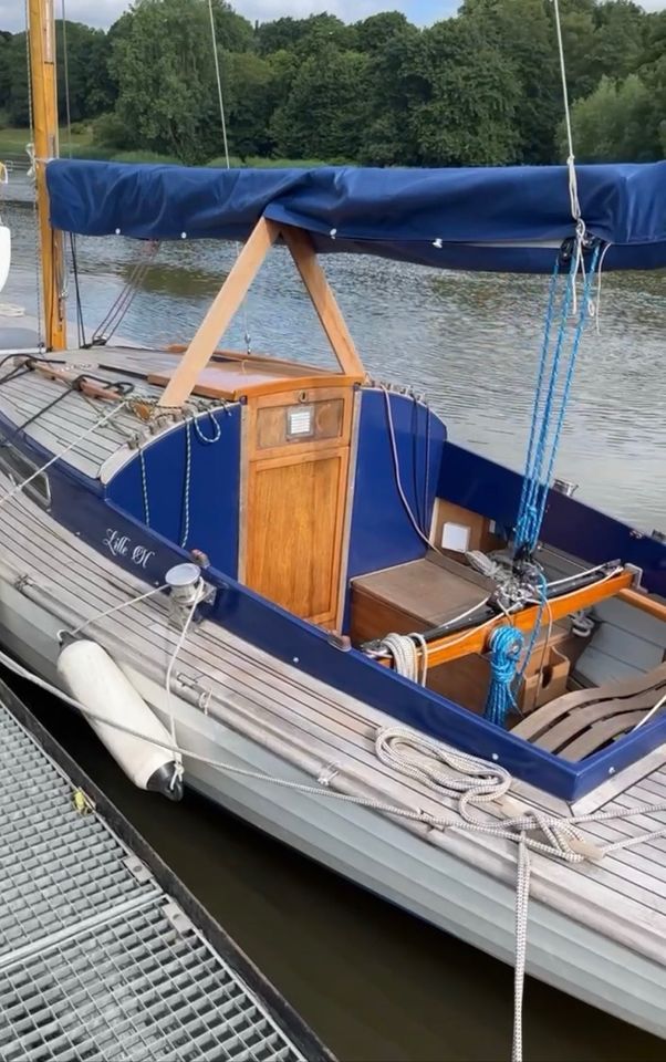 Nordisches Folkeboot GFK / Teakdeck / Kerteminde in Bremen