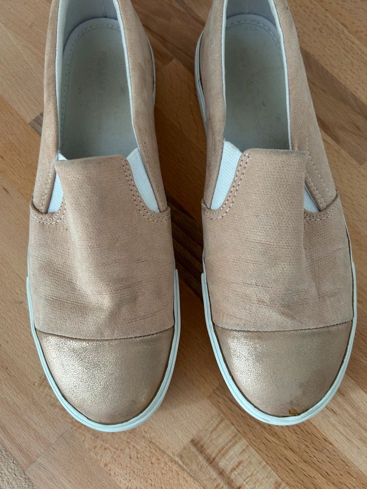 Pull & Beat, Loafer Schuhe, 40, Rosa mit Glitzer in Backnang