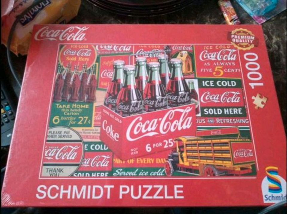 Coca-Cola Puzzle neu zu verkaufen in Babenhausen