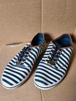Sneaker Damen Tom Tailor blau/weiß Gr. 39 Halbschuhe Schnürschuh Thüringen - Jena Vorschau