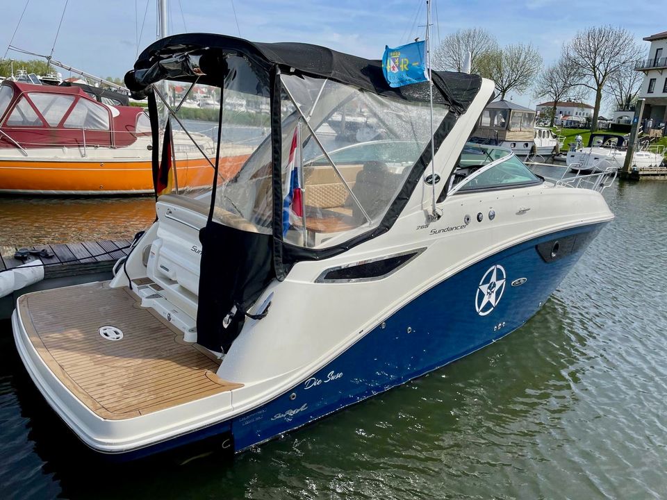 Sea Ray 265 Sundancer nur 177 BH Standort Roermond NL in Brandenburg an der Havel