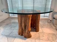 exclusiver Tisch, rund 120 cm Holz/Glas Bayern - Pfaffenhofen a. d. Roth Vorschau