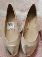 Fortini Leder Ballerinas Gr. 39 Beige Gold Neu mit Etikett Nordrhein-Westfalen - Oberhausen Vorschau