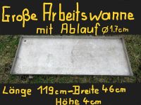 Große Arbeits Wanne mit Ablauf - Platte - 119cm * 46cm * 4cm hoch Niedersachsen - Lemgow Vorschau