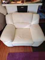 Echt Leder Sessel weiß couch Niedersachsen - Cloppenburg Vorschau