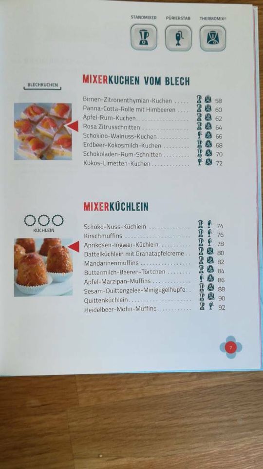 Backbuch Thermomix Mixerkuchen in Lauf