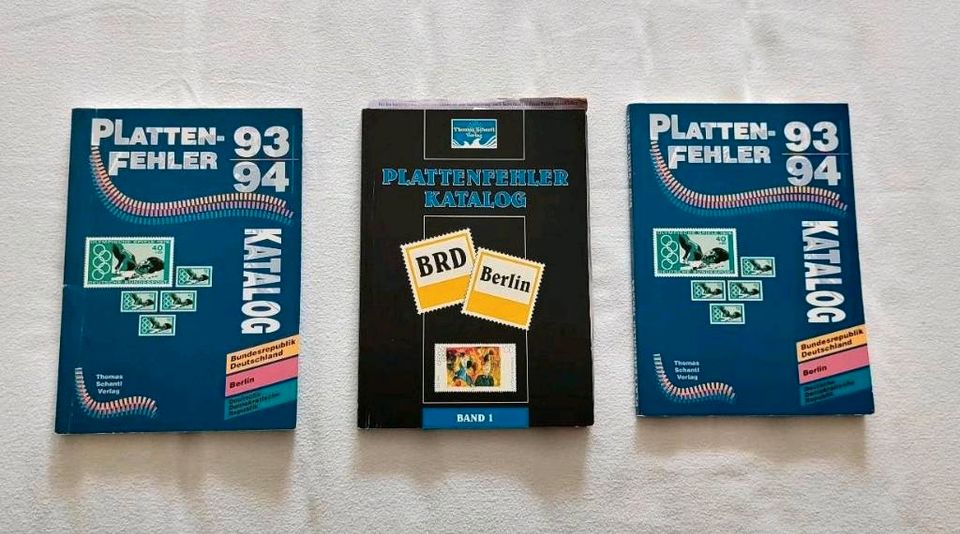 Thomas Schantl Plattenfehler Katalog Berlin, BRD und DDR in Göppingen