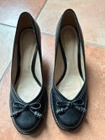 Clarks Damen Pumps Halbschuhe Leder schwarz, Gr. 4,5 Bayern - Erlangen Vorschau
