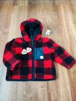 H&M Jacke Teddyjacke Kuscheljacke kariert mit Kapuze Gr. 98/104 Nordrhein-Westfalen - Soest Vorschau