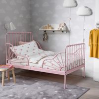 IKEA Kinderbett MINNEN in Rosa + Lattenrost & Matratze NEUWERTIG Berlin - Spandau Vorschau