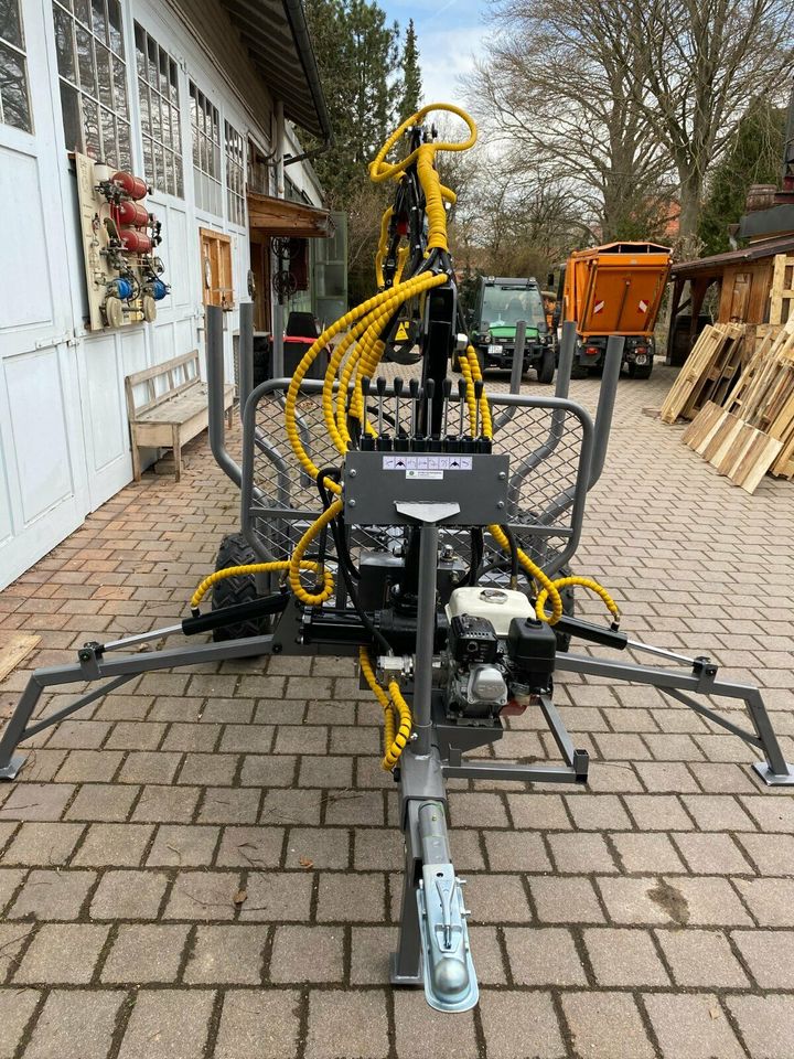 Jansen HRW-30 Rückewagen Holz Anhänger Hänger Traktor Quad in Dorfen