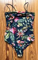 ❤️ H&M floraler Badeanzug Swimsuit navy-blau Gr. 38 wNEU Hamburg - Bergedorf Vorschau