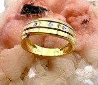 Standard Diamant Ring 333.Gelbgold 8K. Brillant Schliff FJV Essen-West - Frohnhausen Vorschau