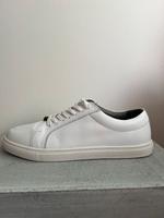 Leder Sneaker Schuhe, Gr. 44,5, weiß, wie neu Bayern - Augsburg Vorschau