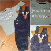 Gr.62♥️Babykleidung Latzhose "Elch"&Langarmshirt Nordrhein-Westfalen - Kerpen Vorschau