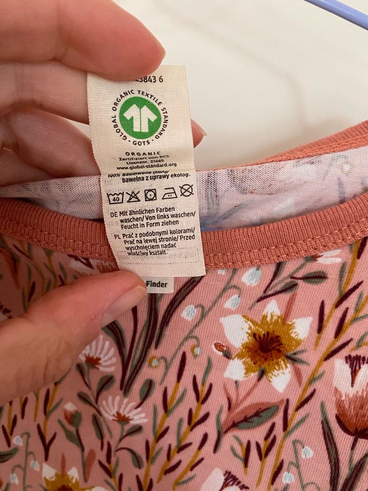 Alana LA Shirt DM Bio Baumwolle Blumen altrosa 122/128 neuw in Dortmund