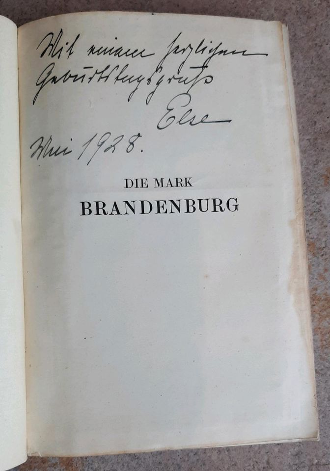 Baedekers Mark Brandenburg, Prov. Sachsen nördl.Teil, Anhalt 1928 in Osterburg