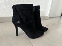 Liu Jo, Stiefeletten, Stiefel Boots, echtes Leder, schwarz, Gr 37 Hessen - Rüsselsheim Vorschau