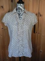 Taifun Gr. 38/M Kurzarm-Bluse Sommer Punkte Dots Hessen - Marburg Vorschau