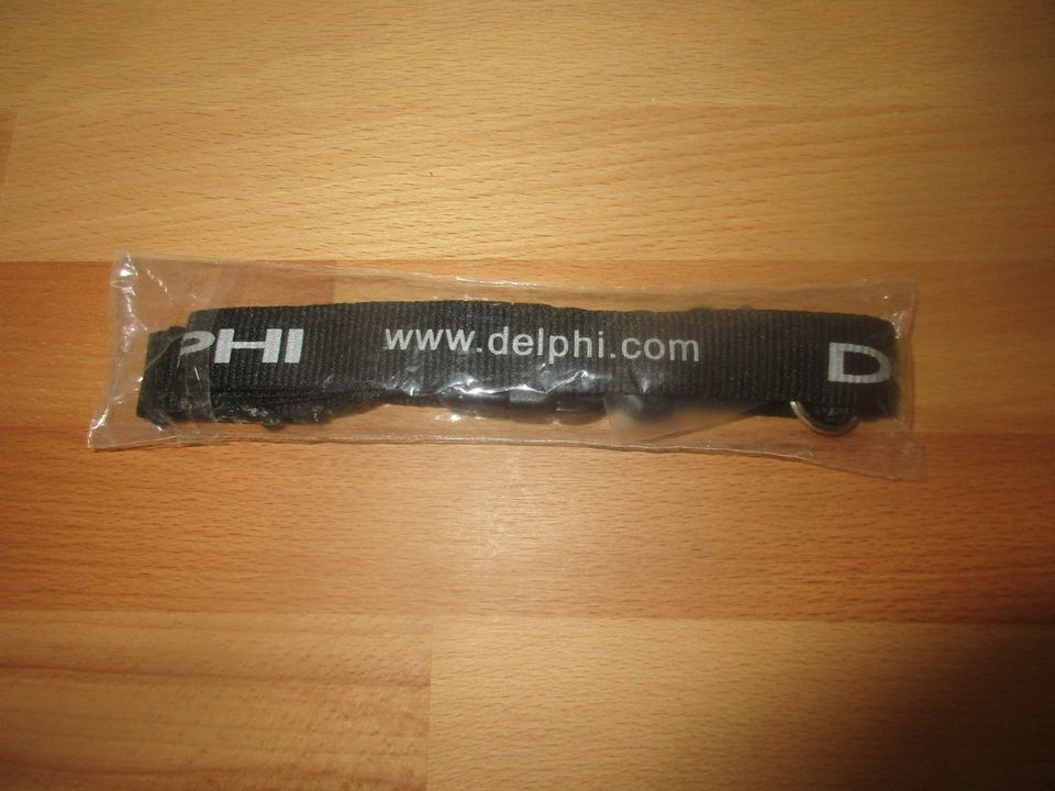 Schlüsselband / lanyard Delphi (automotive)  Schwarz neu in OVP in Remscheid