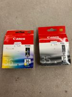 CANON Pixma Druckerpatronen je 1x 35 + 36 Niedersachsen - Bückeburg Vorschau