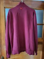 Rote Vintage Fleece Sweatshirtjacke der Marke Puma. Berlin - Spandau Vorschau
