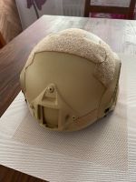 Airsoft Helm in Tan / Coyote Brown mit Helmcover in Multicam/ACP Nordrhein-Westfalen - Leopoldshöhe Vorschau