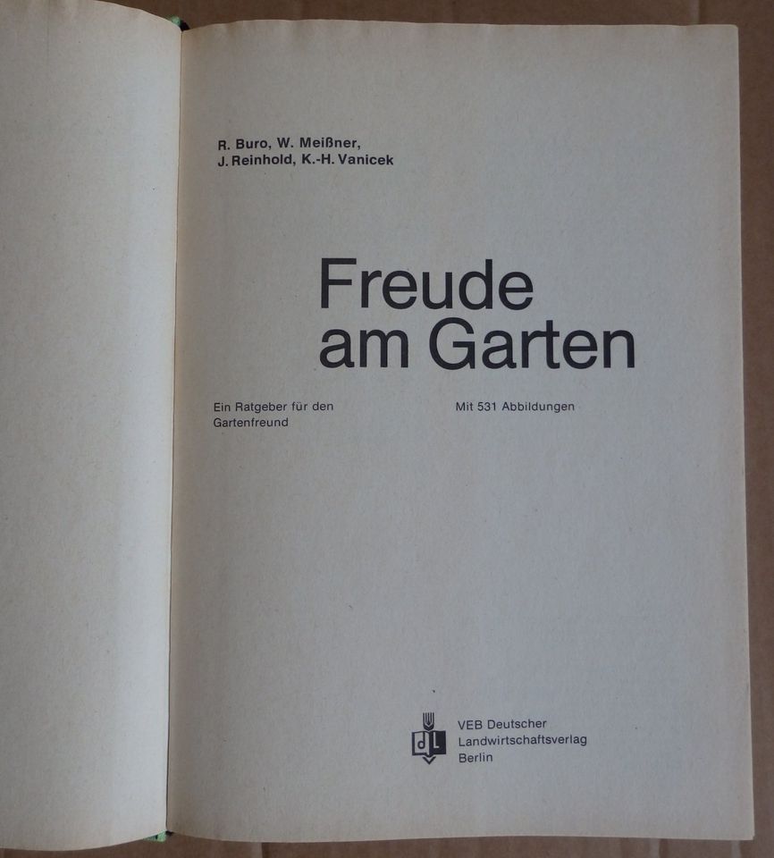 "Freude am Garten",Ratgeber Obstbau,Gemüsebau,Zierpflanzen...,DDR in Dresden