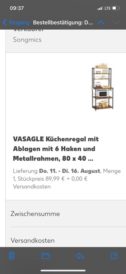 Regal für Küche/Wohnzimmer/Abstellraum in Stromberg