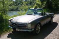 W113 Pagode  280SL Automatic  Traumfahrzeug in beigegraumetallic Bayern - Neu Ulm Vorschau