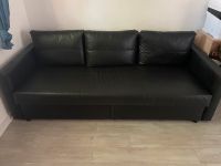 IKEA Schlafsofa / Couch FRIHETEN schwarz, echt Leder Hessen - Alsfeld Vorschau