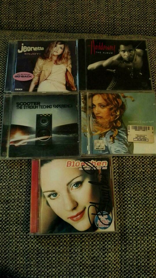 Verschiedene CDs (Blümchen, Jeanette Biedermann, smash etc.) in Weichs