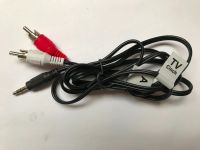 Audio Adapter 3,5 mm Mono auf 2x Cinch Stecker, 1,40 m Hessen - Niedernhausen Vorschau