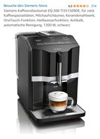 Siemens EQ 300 Kaffe West - Sindlingen Vorschau