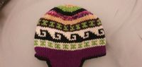 Strickmütze Sherpa Wolle Flies Ohrenklappen bunt Nepal Hippie Mitte - Wedding Vorschau