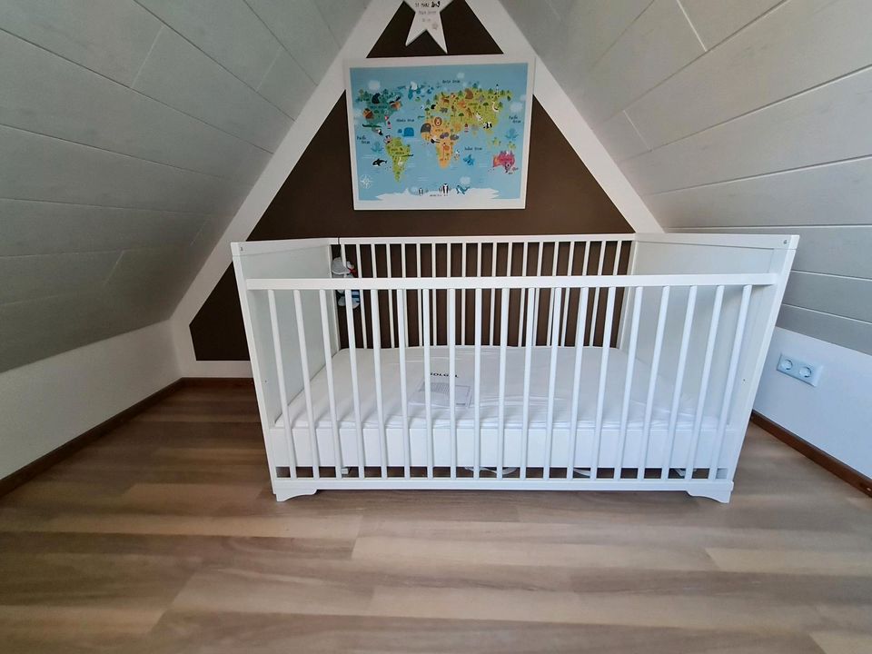 IKEA Babybett komplett mit Matratze 140x70 in Hildburghausen