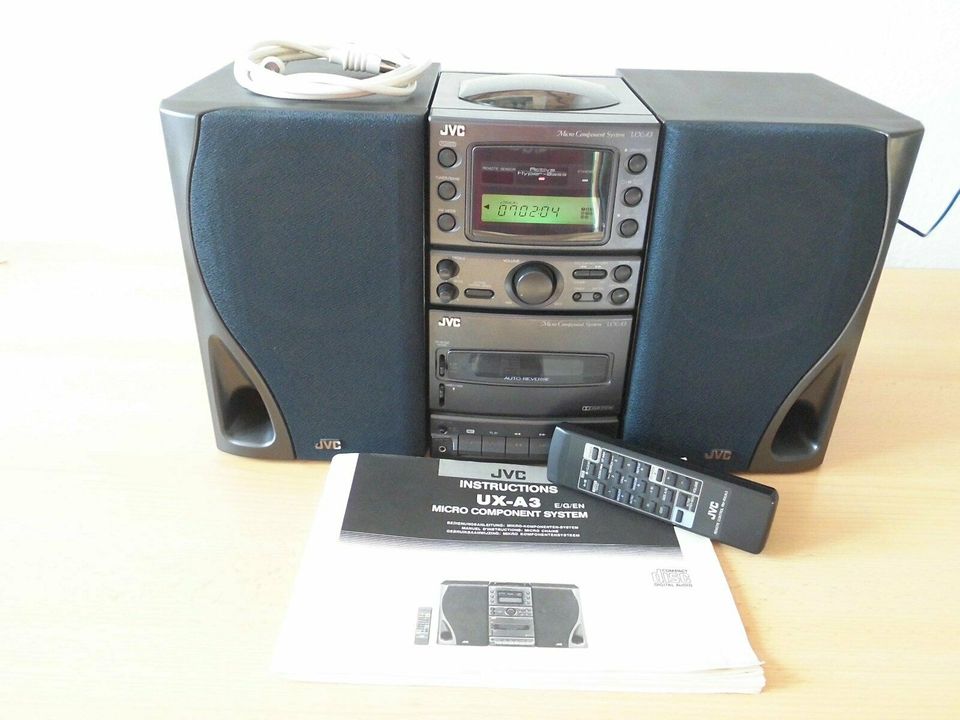 JVC Micro Component System Stereoanlage UX - A3 wie NEU! in Bayern -  Gersthofen | Stereoanlage gebraucht kaufen | eBay Kleinanzeigen ist jetzt  Kleinanzeigen