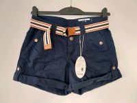 EDC Esprit Shorts dunkelblau NEU 34 XS Gürtel Baumwolle Niedersachsen - Jork Vorschau