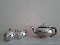 Versilbert Teekannen Set Milchkännchen Zuckerdose Baden-Württemberg - Dielheim Vorschau