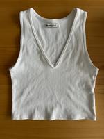 Weißes Crop Top – Abercrombie & Fitch (Größe S) Hessen - Groß-Zimmern Vorschau