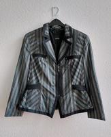 Schicke Damenjacke von Taifun, schwarz/grau/grün, Größe 44 Dresden - Neustadt Vorschau