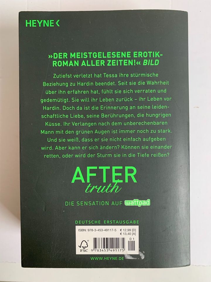 Buch After Truth, Band 2, Anna Todd, Roman, Heyne, liebe in Dortmund