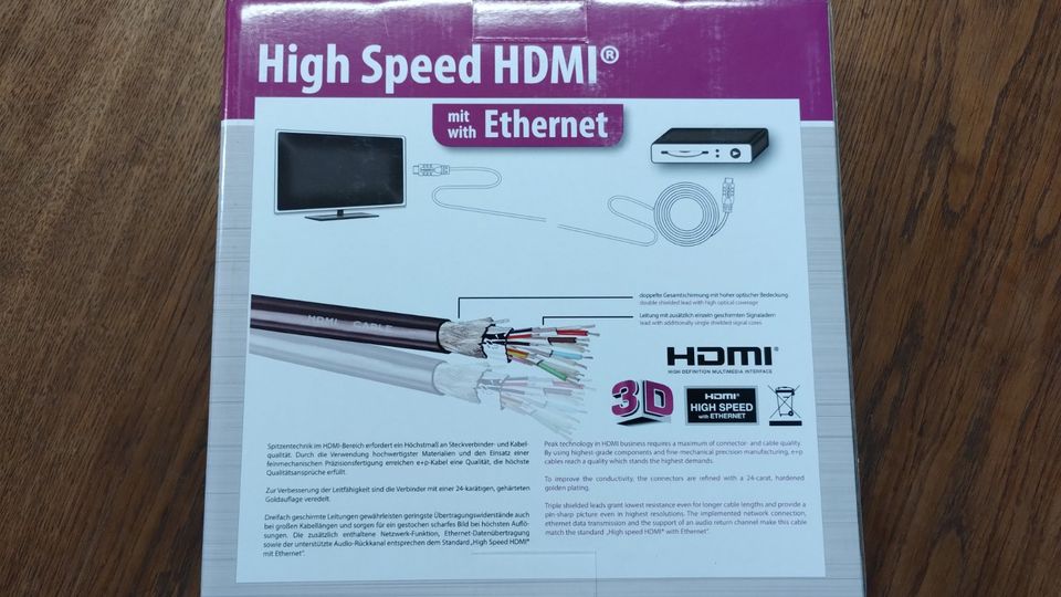 High-Speed HDMI-Kabel 15m HDMV 401/15 mit Ethernet in Leipzig