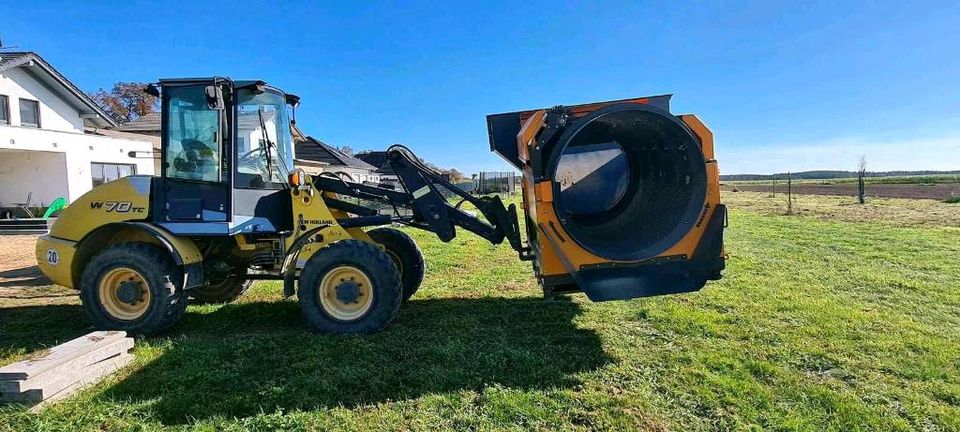 Trommel-Siebanlage Mieten, Siebarbeiten, Boden sieben in Groß Kreutz