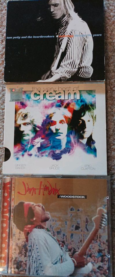 CDs - Tom Petty, Cream, Hendrix - Rock, Blues, zusammen 7€ in Mössingen