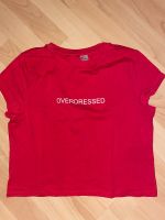 T-Shirt Crop Top "Overdressed" Gr. L Hannover - Ahlem-Badenstedt-Davenstedt Vorschau