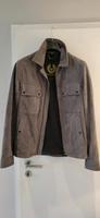 Belstaff Overshirt Velour Leder grau M/L Rarität Niedersachsen - Seevetal Vorschau
