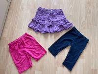 3 Set Hosen Shorts Rock Capri Mädchen 104/110  pink blau lila Bayern - Bad Aibling Vorschau