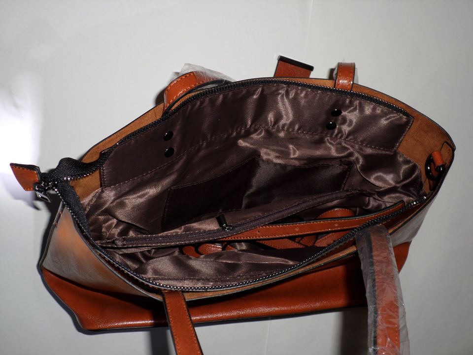 Tasche Schultertasche Vintage cognac NEU! in Dresden